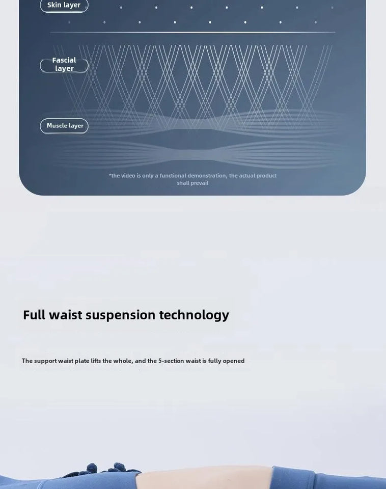 JAIYORL Electric Lumbar Traction Massager Adjustable Vibration Waist Spine Support Back Massage Machine Waist Masajeador