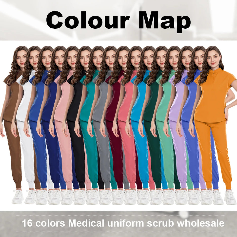 Medical & Surgical Uniform Set – Professional Hospital, Clinic, Veterinary & Pharmacy Workwear for Doctors and Nurses