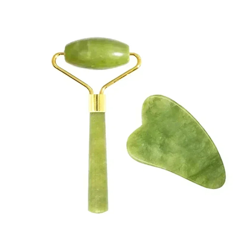 Natural Jade Face Massager Gua Sha Stone Face  Guasha Masaje Facial Board Acupoint Eye Care SPA Massager Tool massage visage