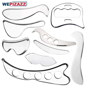 Professional GuaSha Massage Tools Stainless Steel Gua Sha Scraping Massage Tool IASTM Tools Great Soft Tissue Mobilization Tool