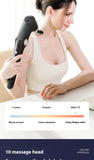 Fascia Massage Gun with Hot & Cold Heads – Adjustable Percussion Muscle Massager
