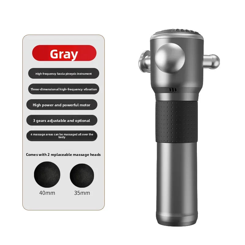 High-Frequency Fascia Massage Gun – 3-Speed Full Body Muscle Relaxation Tool