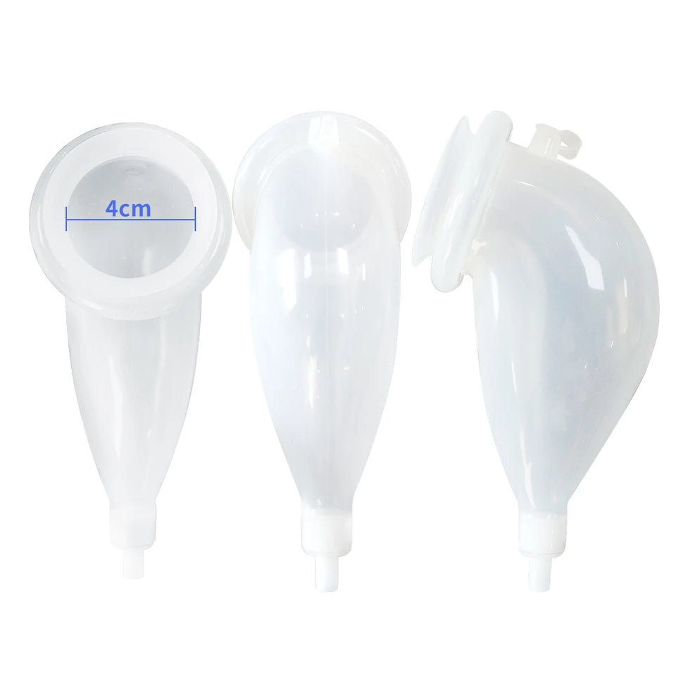Reusable Male Wearable Silicone Urine Bag with Catheter & Drainage System