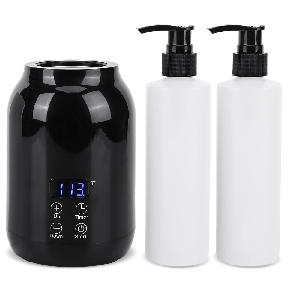 Digital Massage Oil & Lotion Warmer – Cream Heater with LED Display, Timer & 2 Heat Modes