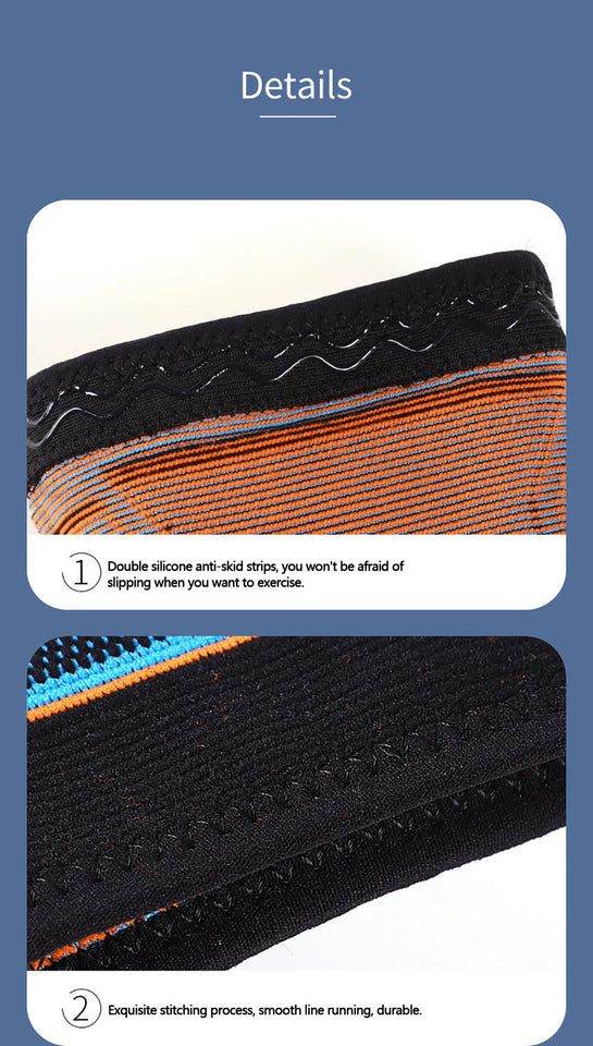 Knee Compression Sleeve Support Brace – Joint Pain Relief for Running, Arthritis, ACL, Meniscus Tear & Injury Recovery