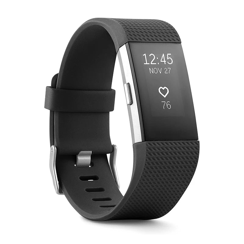 Fitbit Charge 2 Fitness Tracker – Heart Rate Monitor, Sleep & Activity Tracking, GPS, Call Alerts for iOS & Android