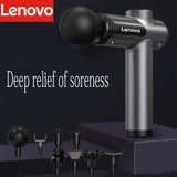 Lenovo Professional Fascia Massage Gun N2/N3 – Deep Tissue Muscle Relaxation with LED Touch Screen & 6–8 Heads