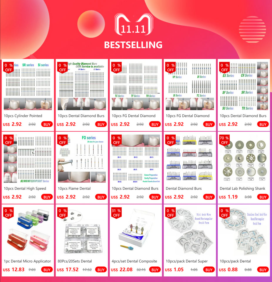 100PCS White Nylon Dental Polishing Brushes – Flat Latch-Type Teeth Polisher for Dentists & Labs