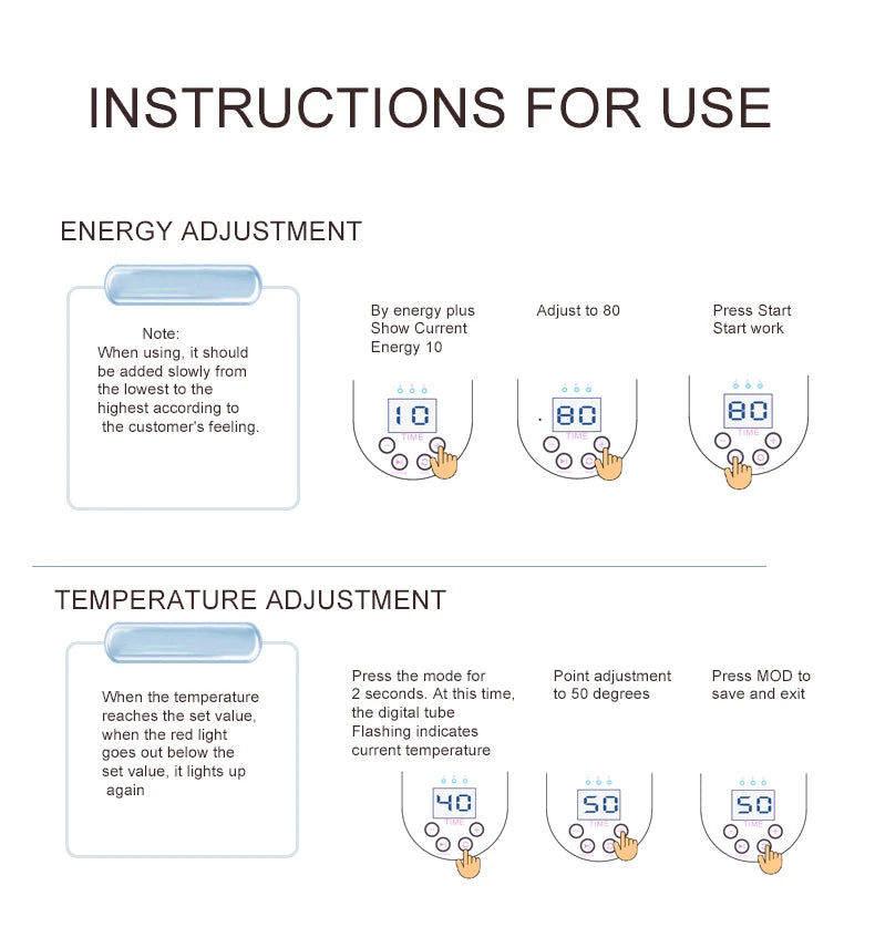 Electronic Muscle Massager with Constant Temperature Heating – Physiotherapy Device