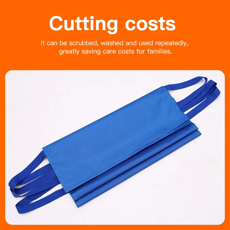 Elderly & Disabled Transfer Belt – Nursing Shift Pad & Turn Over Aid for Bedridden Patient Mobility
