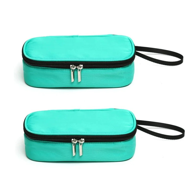 Portable Insulin Cooling Bag – Waterproof Thermal Diabetic Pill Organizer (5 Colors, No Gel)