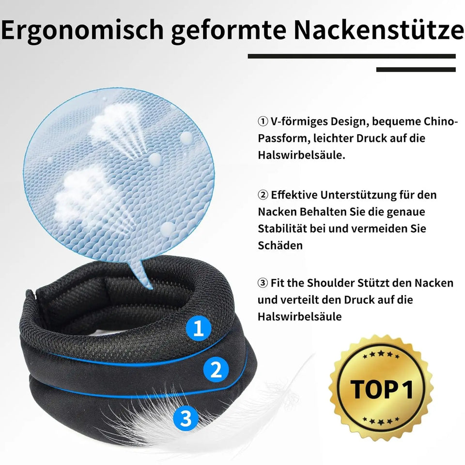 Anti-Snoring Neck Brace – 3D Foam Neck & Shoulder Support for Pain Relief and Relaxation