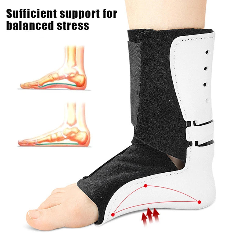 Adjustable Drop Foot Orthosis – Left & Right Ankle Sprain Stabilizer & Foot Protector for Hemiplegia Rehabilitation