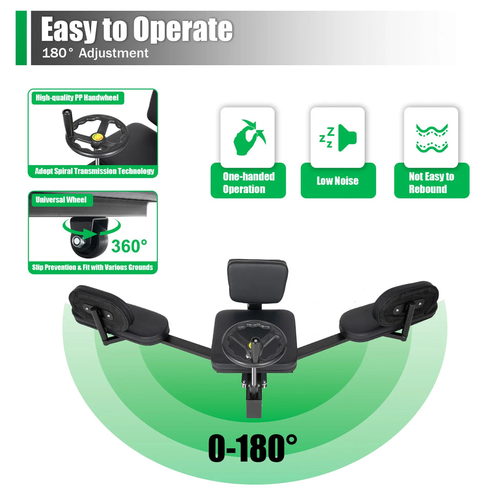 220 lbs Heavy-Duty Pro Leg Stretcher – Yoga & Flexibility Training Machine for Home Gym