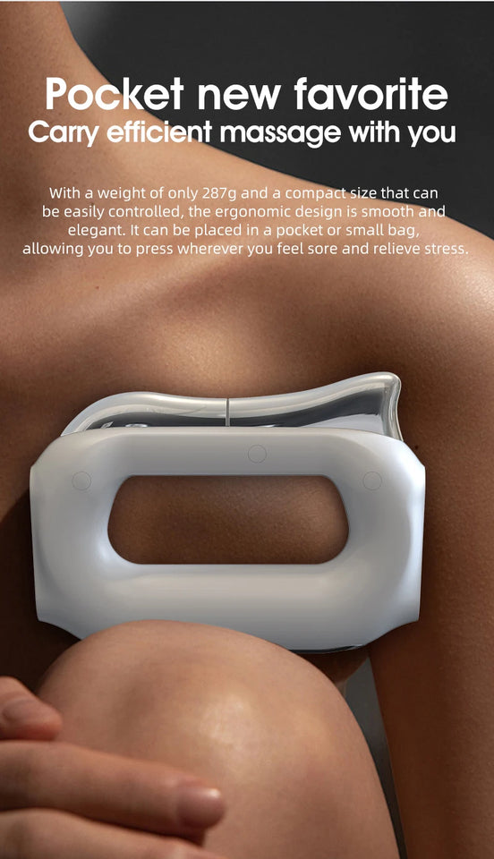 Electric Heating Fascia Massager Body Scraping Microcurrent Vibration Muscle Relaxation Body Lifting Guasha Massage Knife