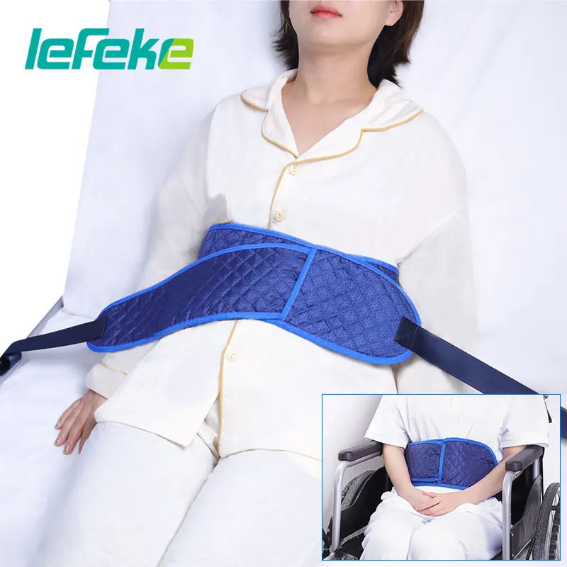 Lefeke Quick-Release Roll Belt – Safety Positioning Harness for Wheelchair & Bed Elderly Care