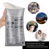 Disposable Emergency Urine Bags 600ml – Portable Travel Toilet for Men, Women & Kids (4–40pcs)