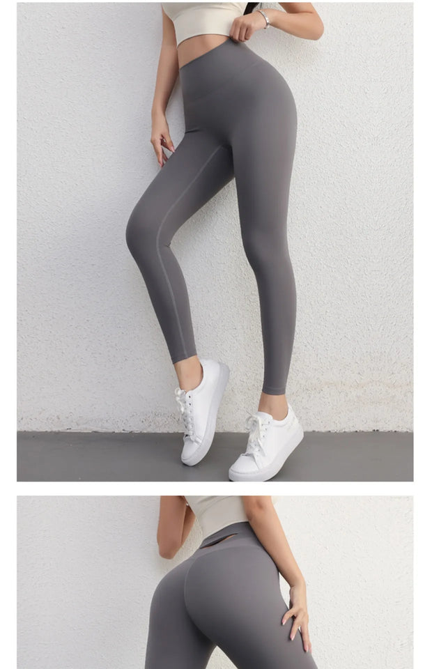 2024 Seamless Peach-Lift Yoga Pants – High-Waist Breathable Fitness Leggings for Women