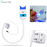 Professional LED Teeth Whitening Lamp – Cold Blue Light Dental Bleaching Machine with Center Pillar Stand