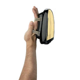 Men's Barberology Massager Professional Cordless Metal Handheld Heat Massager USB Charge Vibration Head Massage 2 Massage Nodes