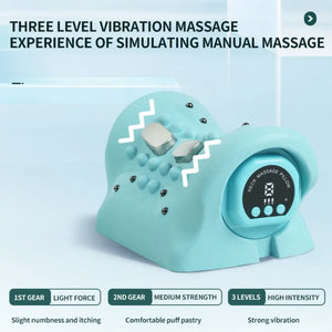 Multi Functional Vibration Massage Pillow Home Electric Neck Curvature Straightening Hot Compress Pulse Cervical Massage Pillow