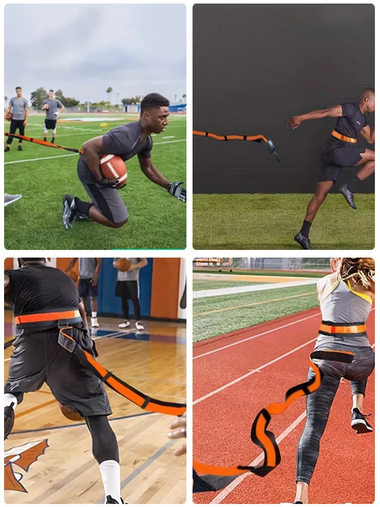 Overload Running Resistance Harness with Jump Rope – Speed & Agility Training for Sprint, Football & Basketball