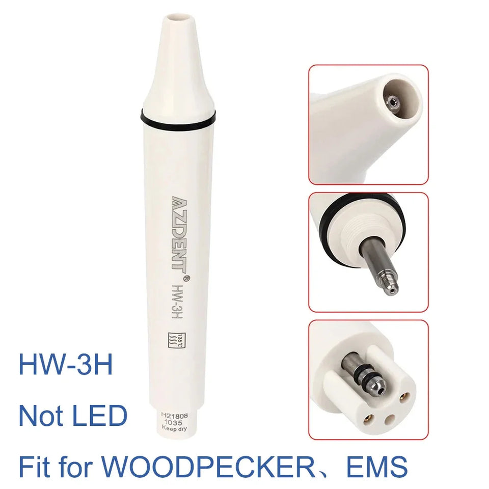 AZDENT Ultrasonic Piezo Scaler Handpiece – Compatible with EMS, DTE, WOODPECKER, SATELEC, VRN (135° Sterilizable)