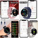 2025 Nursing-Grade Health Smartwatch – ECG+PPG, Blood Oxygen, Blood Lipid, Uric Acid, Body Temperature & Bluetooth Call