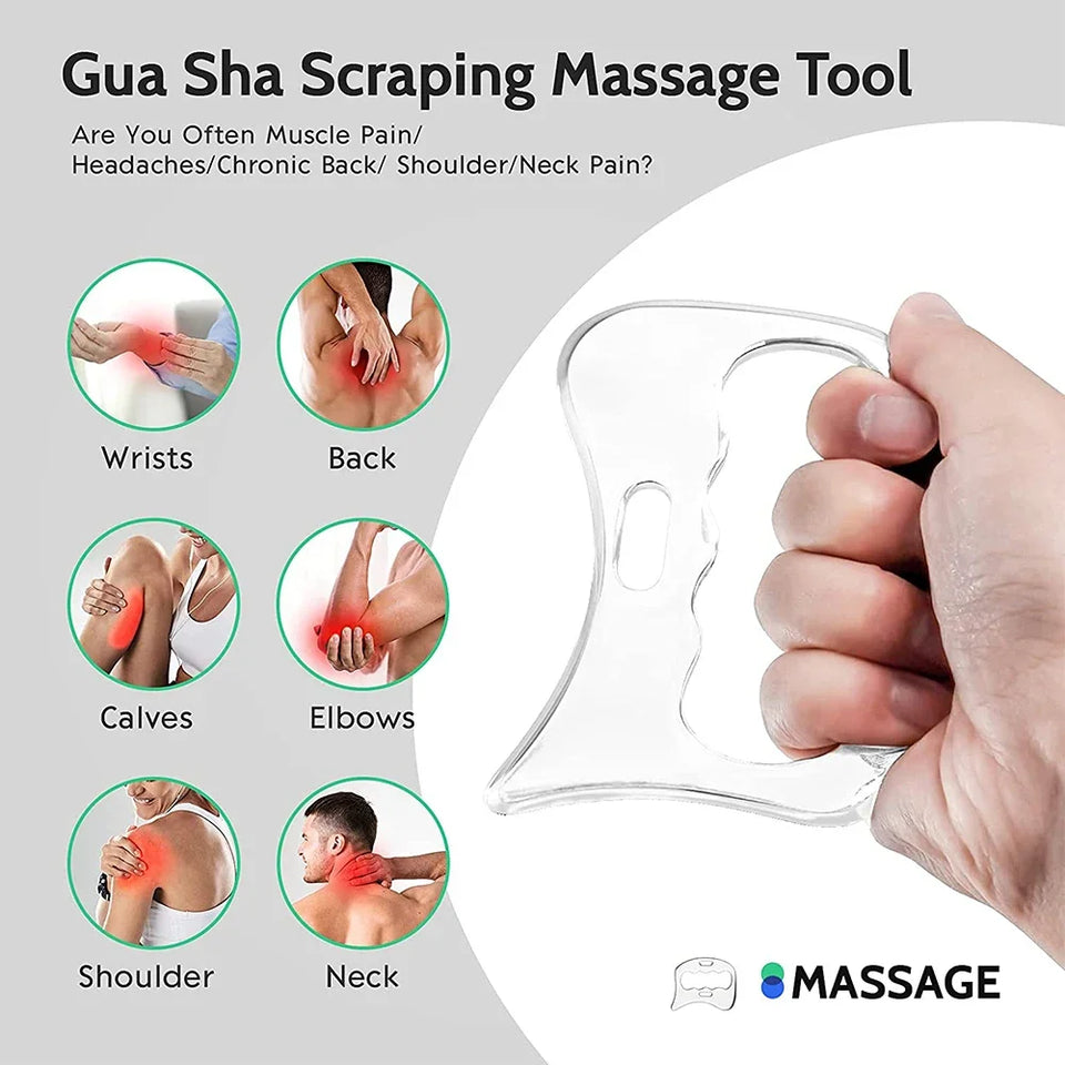 Professional GuaSha Massage Tools Stainless Steel Gua Sha Scraping Massage Tool IASTM Tools Great Soft Tissue Mobilization Tool
