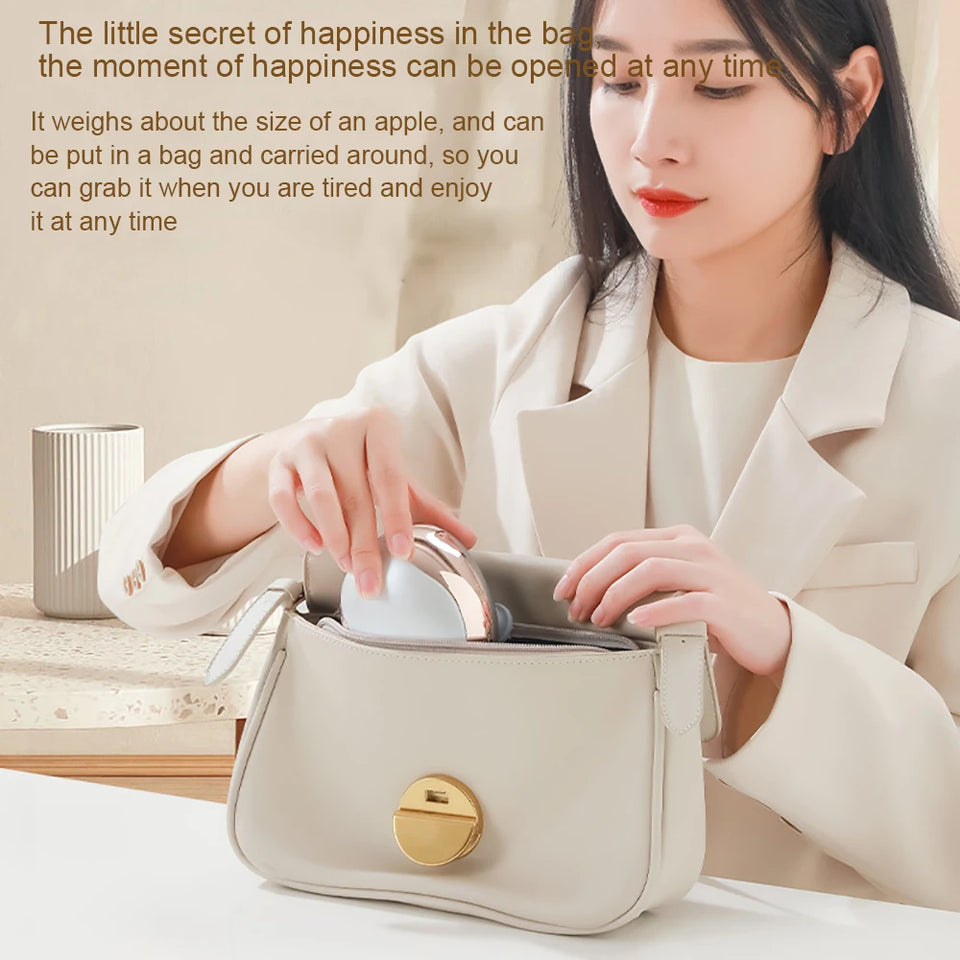 Mini Head Massage Machine Silicone Scalp Magnetic Suction Charging Silicone Shoulder Multifunctional Kneading Vibration Head Spa