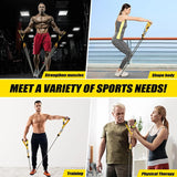 300 lbs Heavy-Duty Resistance Bands with Handles – Strength Training & Physiotherapy Exercise Strap