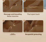 JAIYORL Shiatsu Neck Massage Pillow Electric Cushion Back Massager Deep with Heat Tissue Kneading for Shoulder Relax Muscles