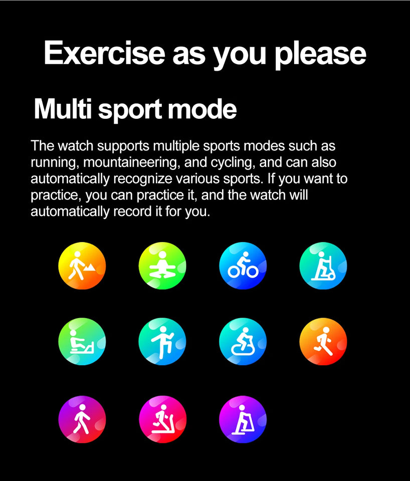 2025 Uric Acid & Blood Fat Smartwatch – ECG+PPG, Pulse, Blood Pressure, Bluetooth Call & Sports Fitness Health Tracker