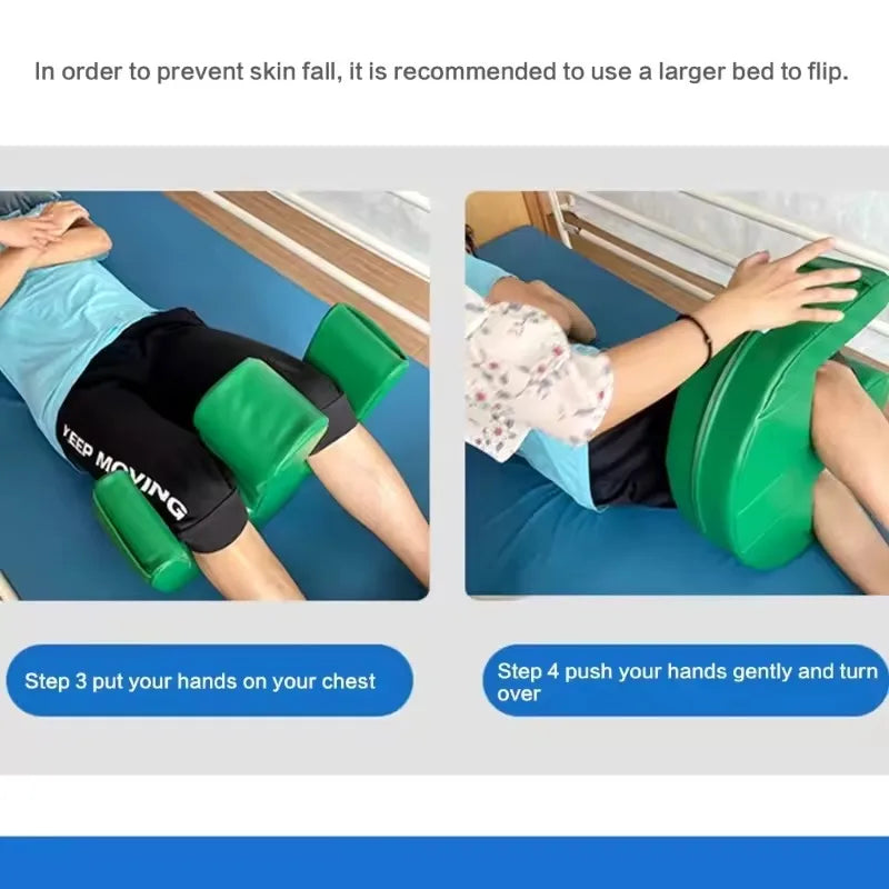Bedridden Patient Turnover U-Pillow – Leg Support & Positioning Pad for Elderly Nursing & Rehabilitation