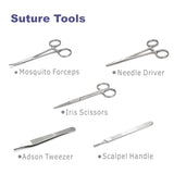 Medical Suture Practice Kit – Surgical Training Set with Skin Pad Model & Tools for Students
