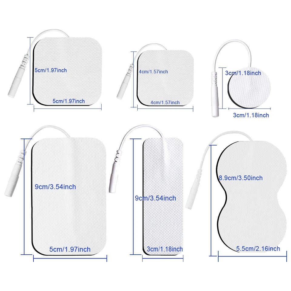 50/20/10pcs Electrode Pads Muscle Stimulator Acupuncture Physiotherapy Patches Tens Machine Conductive Gel Body Massage Pads