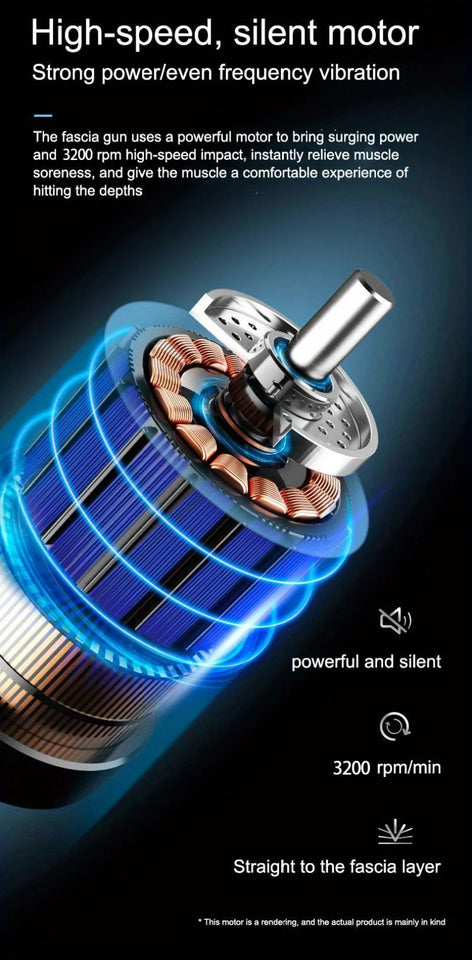 99-Speed Professional Muscle Massage Gun – Deep Tissue Massager for Neck, Back & Full Body Recovery