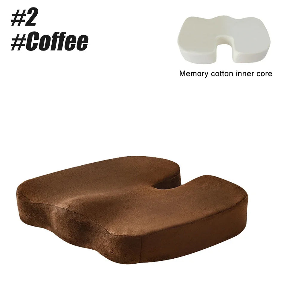 Seat Cushion Office Chair Cushions Coccyx Orthopedic Memory Foam U Seat Massage Chair Cushion Pad Car Massage Cushion