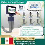 Mexico Local Stock 3.5 Inch HD Touch screen Anesthesia Digital Video Laryngoscope 6 sizes Reusable Sterilizable Blades Optional