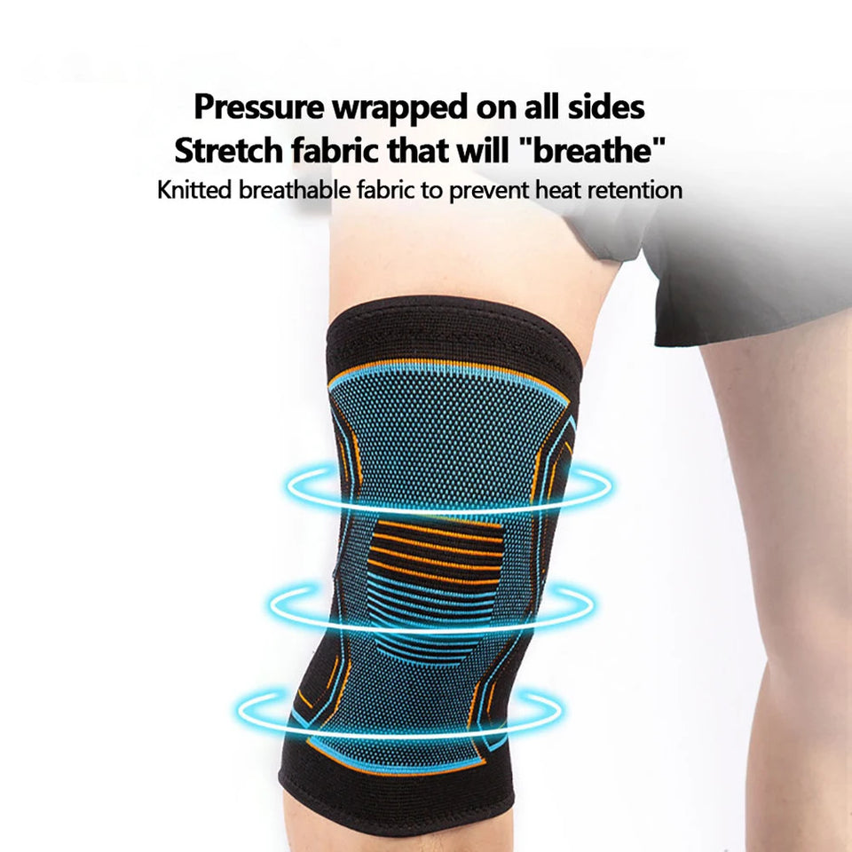 Knee Compression Sleeve Support Brace – Joint Pain Relief for Running, Arthritis, ACL, Meniscus Tear & Injury Recovery