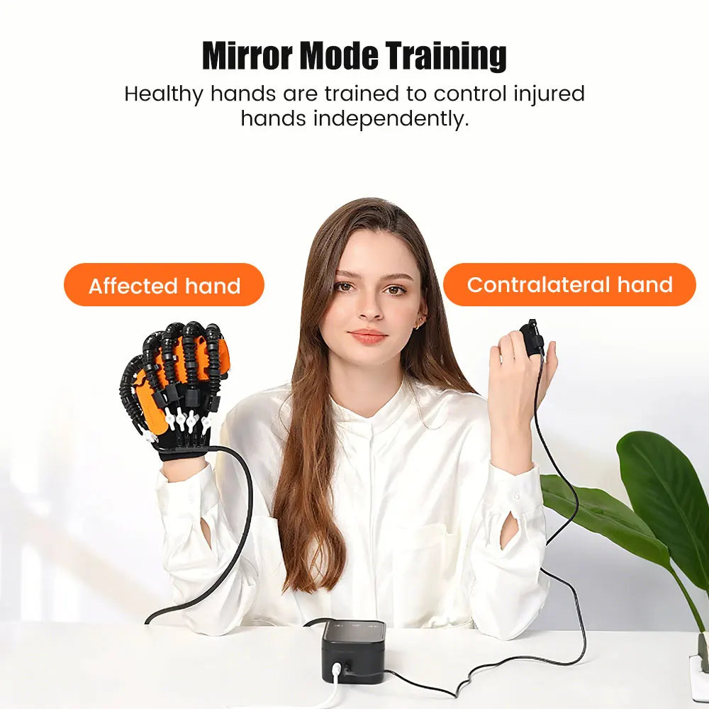 Intelligent Massage Gloves Stroke Hemiplegia Rehabilitation Hand Function Robot Gloves Rehabilitation Training Glove Finger Care