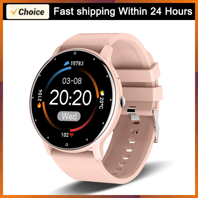 LIGE 2025 Smart Watch – Waterproof Fitness Tracker with Heart Rate Monitor for Women & Men, Compatible with Android & iOS