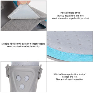 Breathable Adjustable Ankle Support Brace – Fracture & Sprain Stabilizer with Fixation Splint