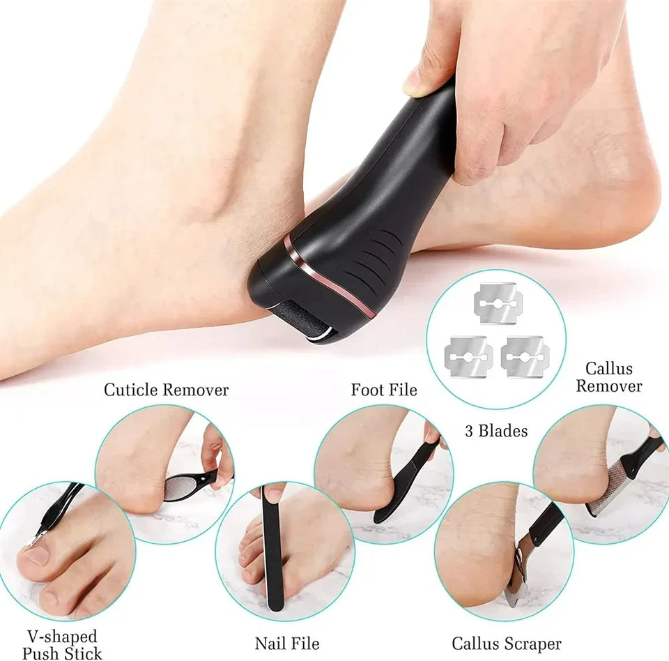 Electric Pedicure Foot File – Professional Grinding Tool for Callus & Dead Skin Removal