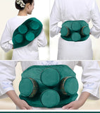 Brass Copper Box Smokeless Moxibustion Bag hierbas medicinales Burner Moxa Therapy Body Acupoint Meridian Warm Massage