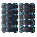 EMS Pulse Neck Massager Sticker Tens Cervical Massageador Back Masajeador Patch Muscle Stimulator Pain Relief Gel Pads Stretcher