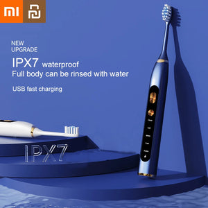 Xiaomi Youpin Sonic Electric Toothbrush – USB Rechargeable, IPX7 Waterproof, 3 Modes, 180-Day Battery Life