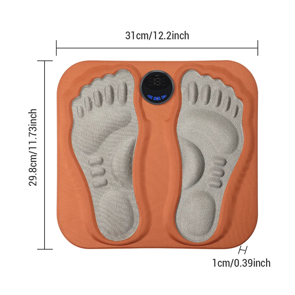 3D Smart Foot Massage Pad RF Remote Feet Massager 8 Modes 29 LevelsImprove Blood Circulation Relax Muscles Slim Legs Foot Pad