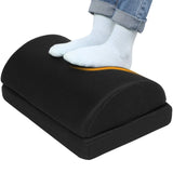 Foot Rest for Under Desk At Work, Comfortable Foot Stool with 2 Adjustable Heights for Office, Home, Car