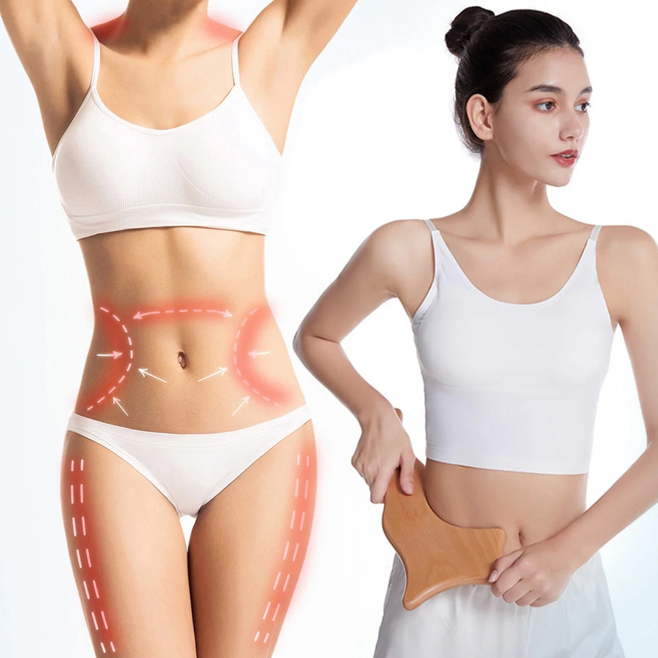 6-in-1 Wood Therapy Massage Roller – Lymphatic Drainage & Anti-Cellulite Massager